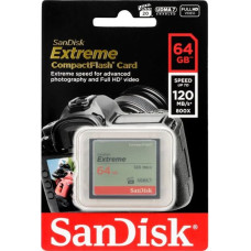 Sandisk MEMORY COMPACT FLASH 64GB/SDCFXSB-064G-G46 SANDISK