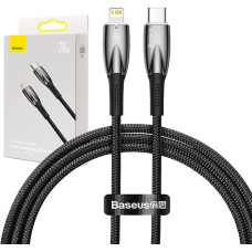 Baseus USB-C cable for Lightning Baseus Glimmer Series, 20W, 1m (Black)