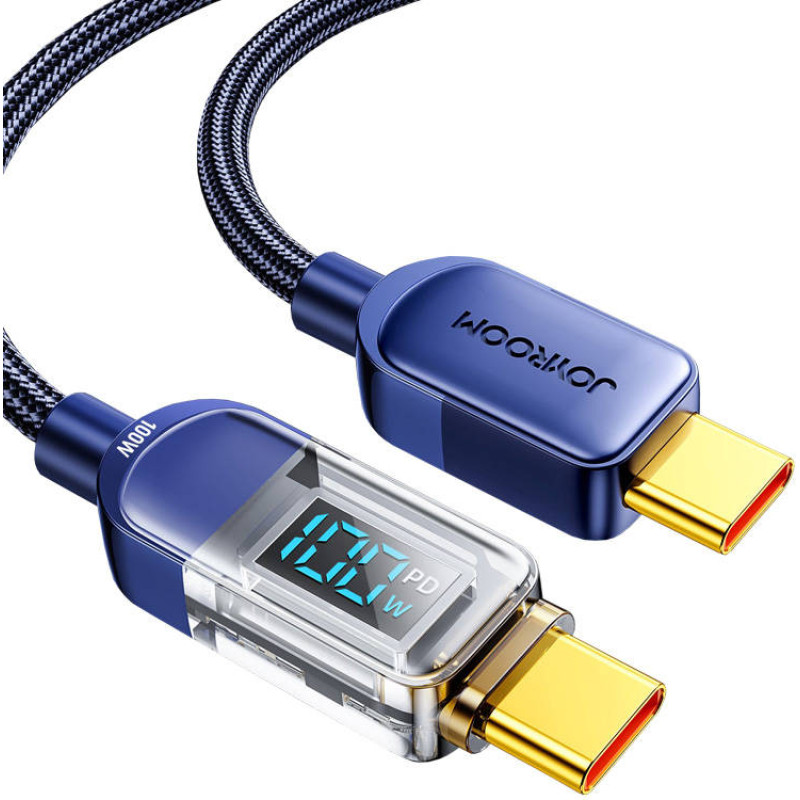 Joyroom Kabel do USB-C 100W 1.2m Joyroom S-CC100A4 (niebieski)