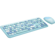 Mofii Wireless keyboard + mouse set MOFII 666 2.4G (Blue)