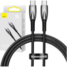 Baseus USB-C cable for USB-C Baseus Glimmer Series, 100W, 1m (Black)