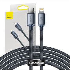 Baseus Crystal Shine cable USB-C to Lightning, 20W, PD, 2m (black)