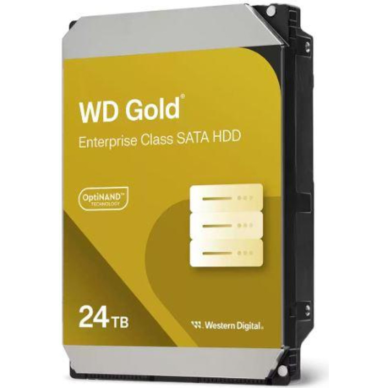 Western Digital HDD SATA 24TB 7200RPM 6GB/S/512MB GOLD WD241KRYZ WDC