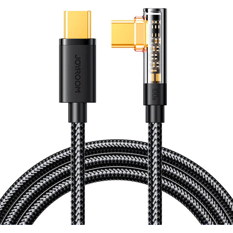 Joyroom S-CC100A6 USB to USB-C Angle 20W 1.2m cable (black)