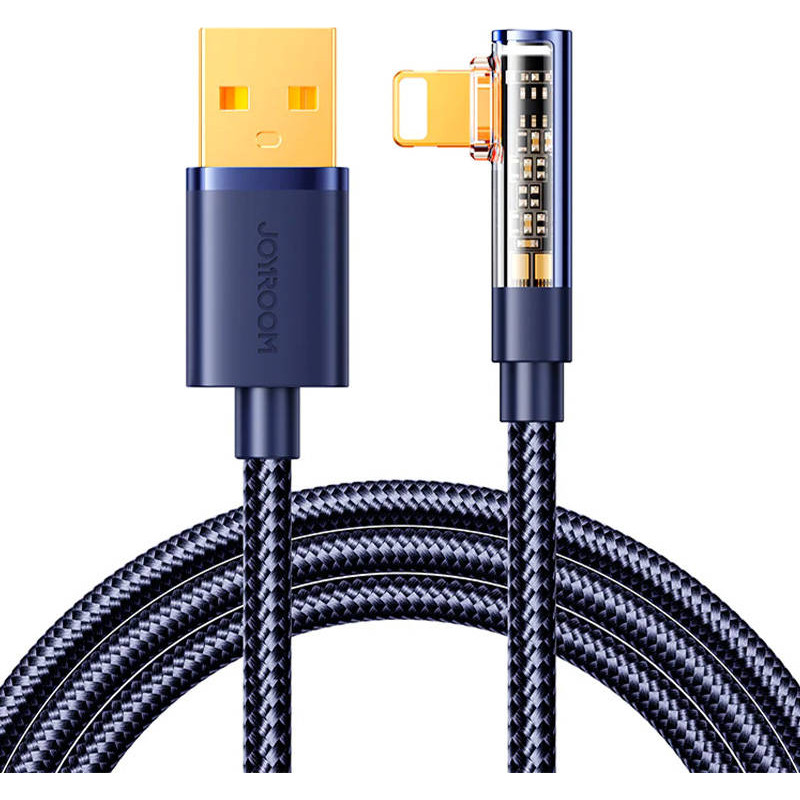 Joyroom Angle Cable to USB-A / Lightning / 1.2m Joyroom S-UL012A6 (blue)