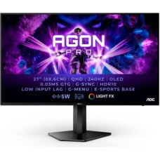 AOC Monitor 27 inches AD276QZD OLED 240Hz HDMIx2 DPx2 Pivot