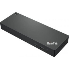 Lenovo 40B00300EU knyginių kompiuterių dokas / jungčių replikatorius Vielinis Thunderbolt 4 Juoda, Raudona