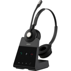 Jabra 9559-553-111 Ausinės be mikrofono ir ausinės su mikrofonu Laisvų rankų įranga Bevielis Su lankeliu Biuras / skambučių centras Bluetooth Juoda