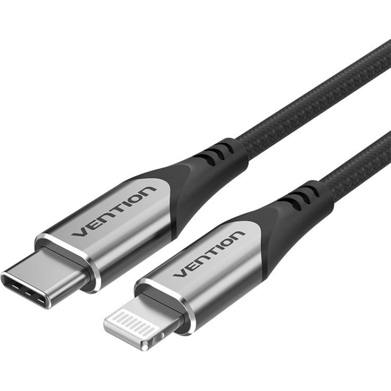 Vention Cable USB-C 2.0 do Lightning Vention TACHF MFi 3A 1m (Gray)