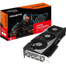 Gigabyte Graphics Card|GIGABYTE|AMD Radeon RX 7600|8 GB|GDDR6|128 bit|PCIE 4.0 16x|2xHDMI|2xDisplayPort|GV-R76GAMINGOC-8GD