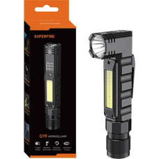 Superfire Multifunction flashlight Superfire G19, 200lm, USB