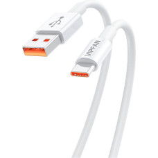 Vipfan USB to USB-C cable VFAN X17, 6A, 1.2m (white)