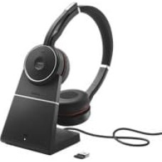 Jabra 7599-842-199 Ausinės be mikrofono ir ausinės su mikrofonu Laisvų rankų įranga Vielinis ir Bevielis Su lankeliu Skambučiai / muzika Bluetooth Įkrovimo stovas Juoda