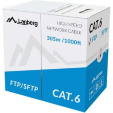 Lanberg Cable FTP Cat.6 CU 305 m wire grey