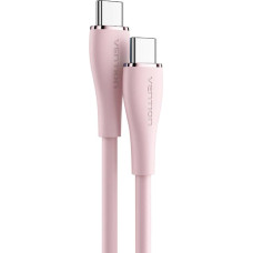 Vention USB-C 2.0 to USB-C Cable Vention TAWPF 1m, PD 100W, Pink Silicone