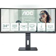 AOC Monitor CU34P3CV 34'' 100Hz Curved VA HDMI DP USB-C