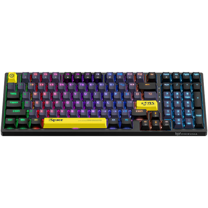 Onikuma G38 98 Keys USB Wired Mechanical Keyboard Black