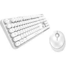 Mofii Wireless keyboard + mouse set MOFII Sweet 2.4G (white)