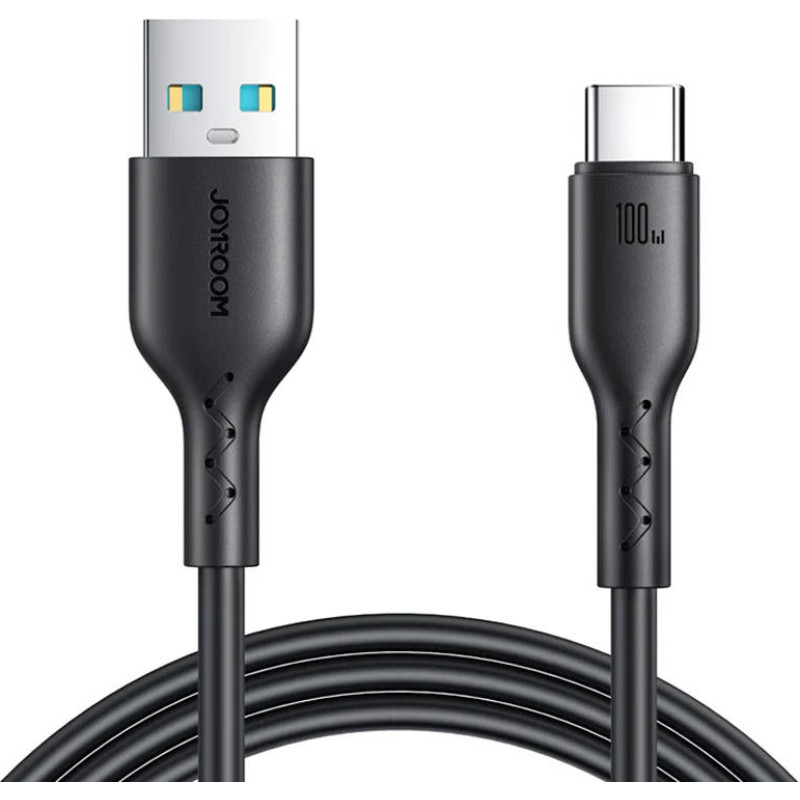 Joyroom Cable Flash Charge USB to USB-C Joyroom SA26-AC36/ 100W / 1m (black