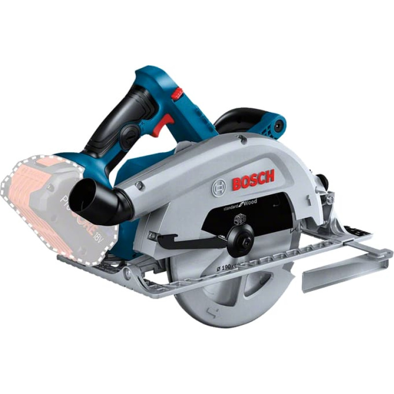 Bosch GKS 18V-68 C Professional 19 cm Juoda, Mėlyna, Pilka 5000 RPM