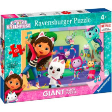 Ravensburger Polska Puzzle 60 elementów Gigant Koci Domek Gabi