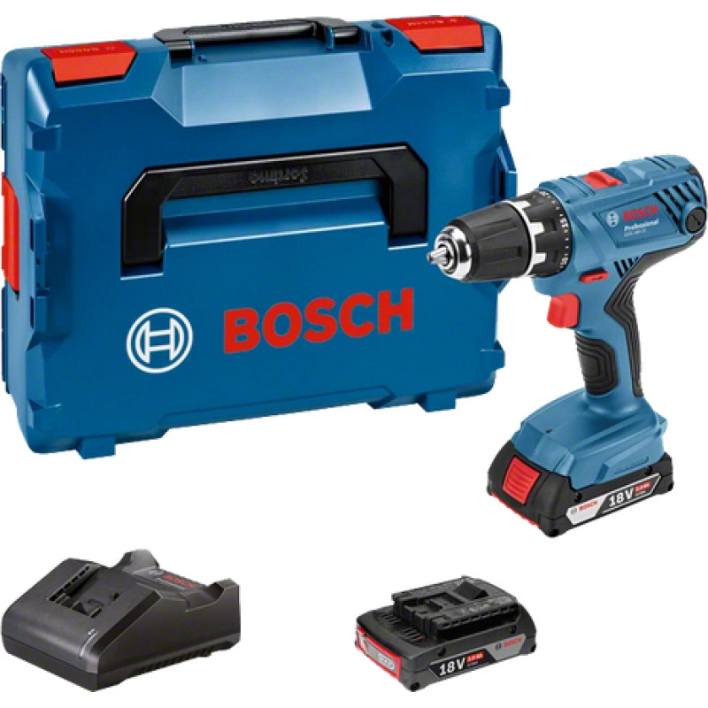 Bosch GSR 18V-21 Professional 1800 RPM Juoda, Mėlyna