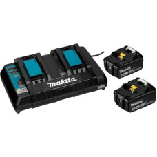 Makita Energy Kit 197629-2 2x BL1850B + DC18RD