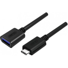 Unitek ADAPTER USB TYP-C TO USB AF 0,15m; Y-C476BK