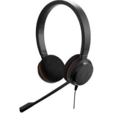 Jabra Evolve 20 MS Stereo Laisvų rankų įranga Vielinis Su lankeliu Biuras / skambučių centras USB A tipo Juoda