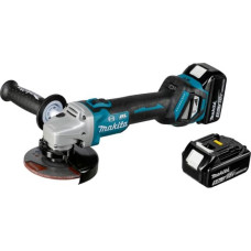 Makita SZLIFIERKA KĄTOWA 18V 125mm 2 x 5,0Ah LI-ION REG.OBR. BLDC WALIZKA MAKPAC DGA513RTJ