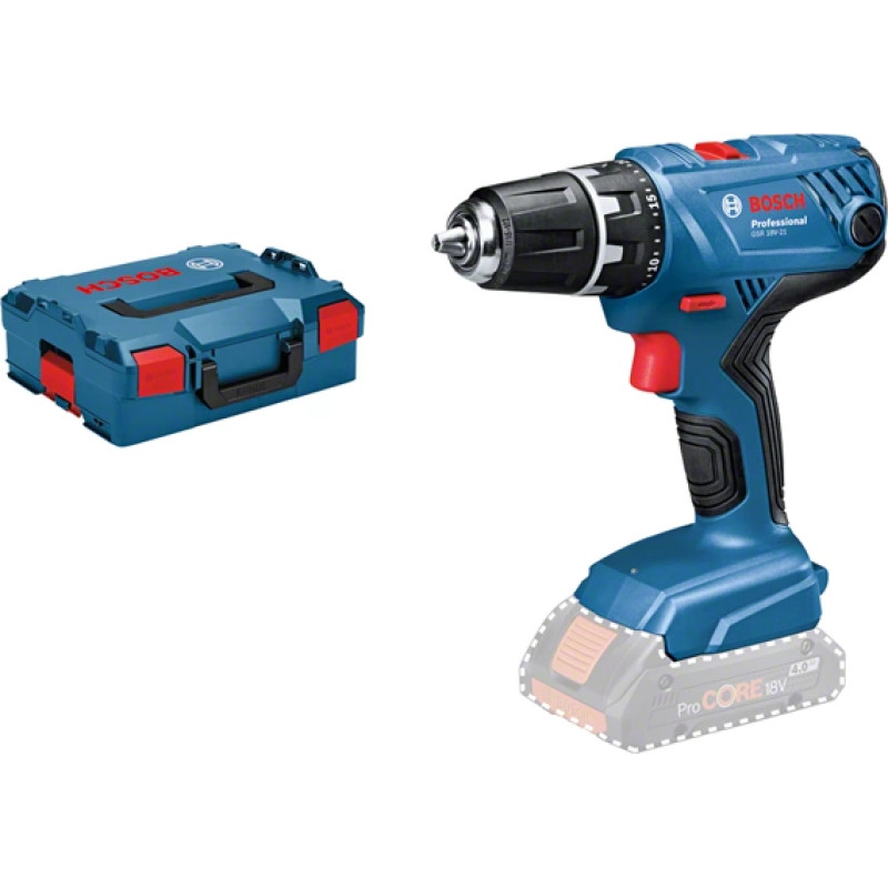 Bosch GSR 18V-21 Professional 1800 RPM Juoda, Mėlyna