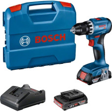 Bosch GSR 18V-45 1900 RPM 900 g Juoda, Mėlyna, Raudona