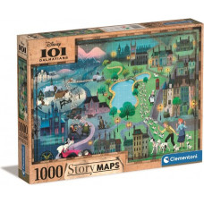 Clementoni Puzzle 1000 elements Story Maps L101 Dalmatians