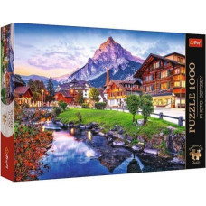 Trefl Puzzle 1000 elementów Premium Plus Quality Alpejskie miasteczko, Szwajcaria