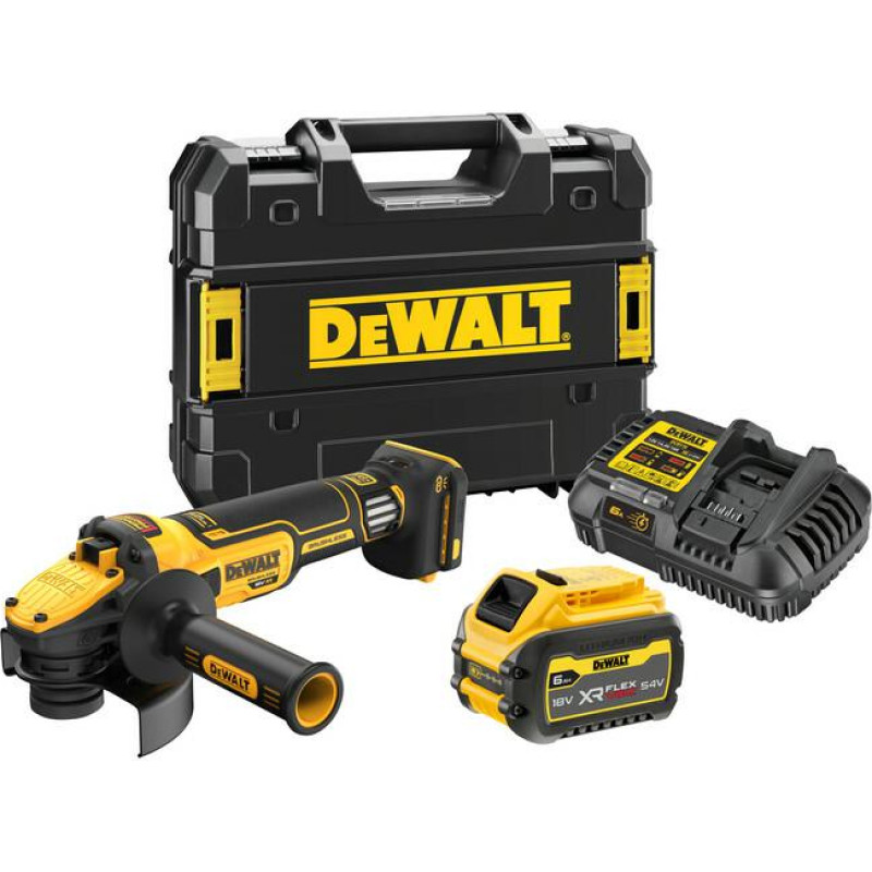 Dewalt SZLIFIERKA KĄTOWA 18V 125mm 1x6,0Ah FLEXVOLT REG. OBR. DCG409VST1