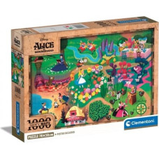 Clementoni Puzzles 1000 elements Compact Disney Maps Alice