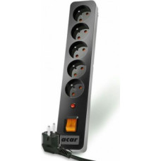 Acar Surge Protector X5 1.5m black