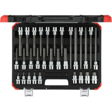 Gedore red Screwdriver Bit Sockets 1/2  hex 30-pieces