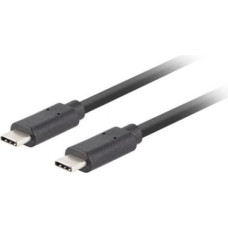 Lanberg Cable USB-C M/M 3.1 gen 2 1M 10GB/S PD100W black