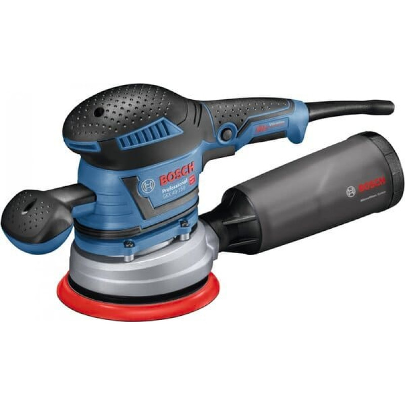 Bosch GEX 40-150 Diskinis šlifuoklis 12000 RPM 24000 OPM Juoda, Mėlyna, Raudona 400 W