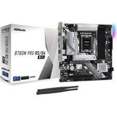 Asrock Motherboard B760M Pro RS/D4 WIFI s1700 4DDR4 DP/HDMI mAT