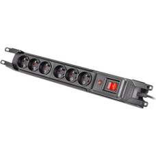 Armac Surge Protection Power Strip rack 19in. M6 3m 6x230v black M6/30/R/CZ