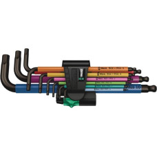 Wera 950 SPKL/9 SM N Multicolor Hex-Plus Hex Key Set High Torque