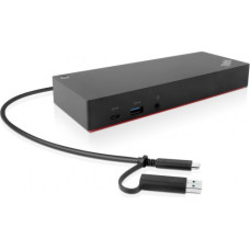 Lenovo Origin Storage 40AF0135EU knyginių kompiuterių dokas / jungčių replikatorius Prijungimas USB 3.2 Gen 1 (3.1 Gen 1) Type-A + Type-C Anglies, Raudona