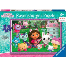 Ravensburger Polska Puzzle 35 elementów Koci Domek Gabi