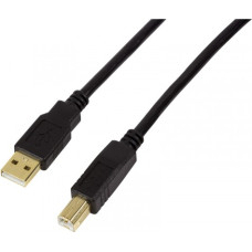 Logilink USB2.0 AM/BM active repeater cable,15m,blac