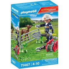 Playmobil Figures set Action Heroes 71467 Firefighting Mission: Animal Rescue