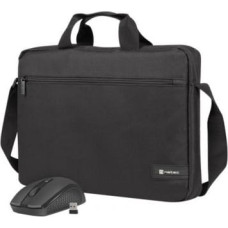 Natec Notebook bag 15,6 inches Wallaroo 2 with wireless mouse, black