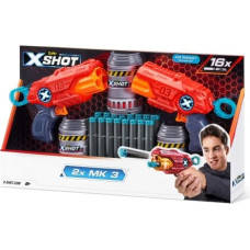 Zuru X-Shot Launcher set Excel MK 3 Double Pack 2 Shooters