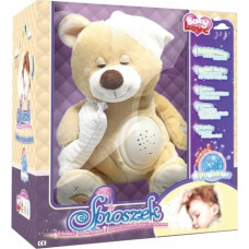 Madej Projector Sleeping teddy bear brown